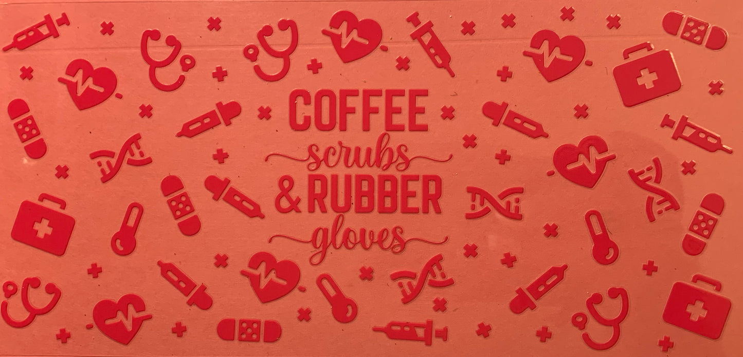 Coffee Scrubs & Rubber Globes